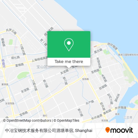 中冶宝钢技术服务有限公司泗塘单宿 map