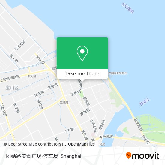 团结路美食广场-停车场 map