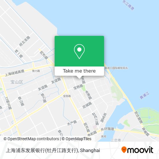 上海浦东发展银行(牡丹江路支行) map