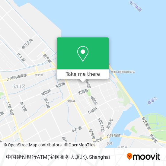 中国建设银行ATM(宝钢商务大厦北) map