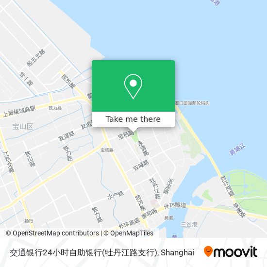 交通银行24小时自助银行(牡丹江路支行) map