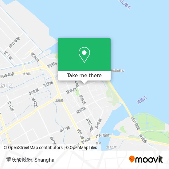 重庆酸辣粉 map