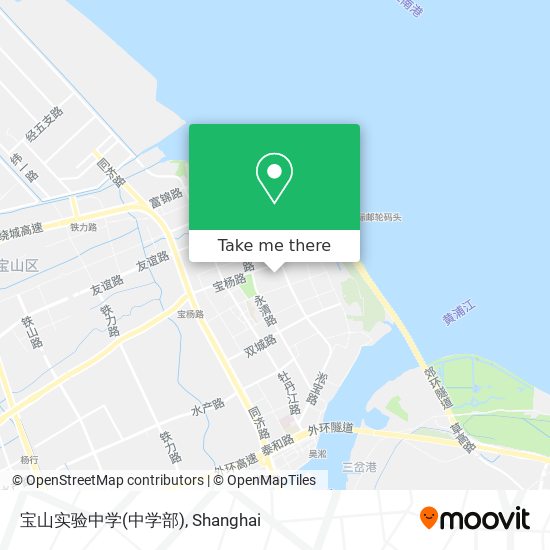 宝山实验中学(中学部) map