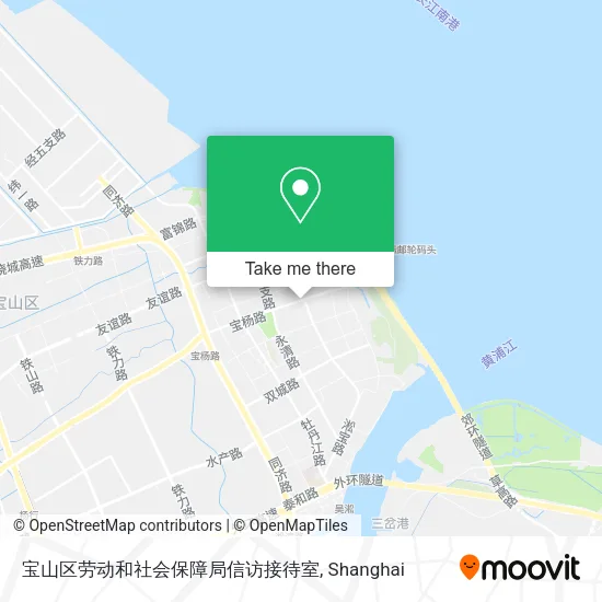 宝山区劳动和社会保障局信访接待室 map