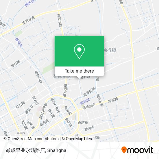 诚成果业永靖路店 map