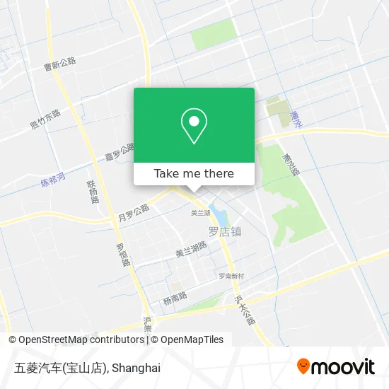五菱汽车(宝山店) map