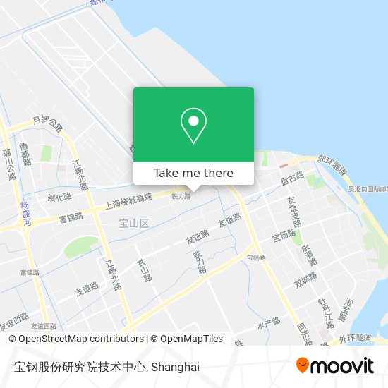 宝钢股份研究院技术中心 map