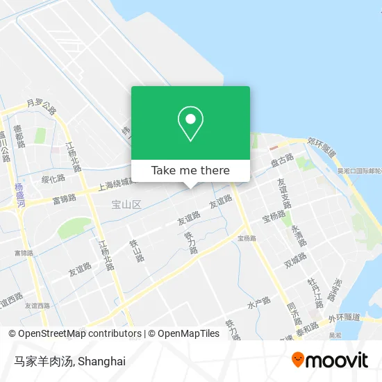 马家羊肉汤 map
