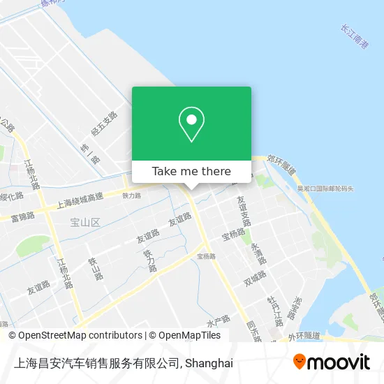 上海昌安汽车销售服务有限公司 map