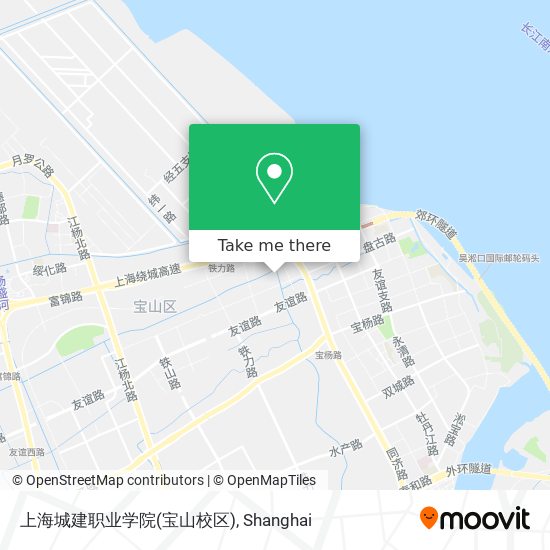 上海城建职业学院(宝山校区) map