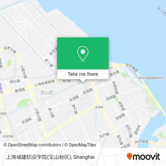 上海城建职业学院(宝山校区) map