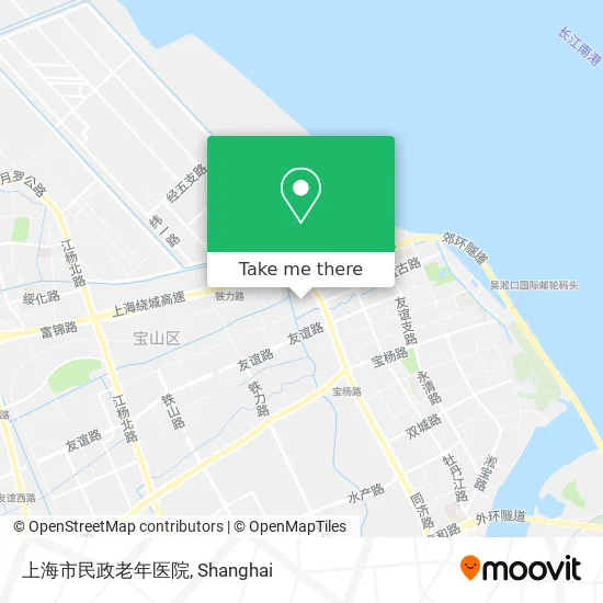 上海市民政老年医院 map