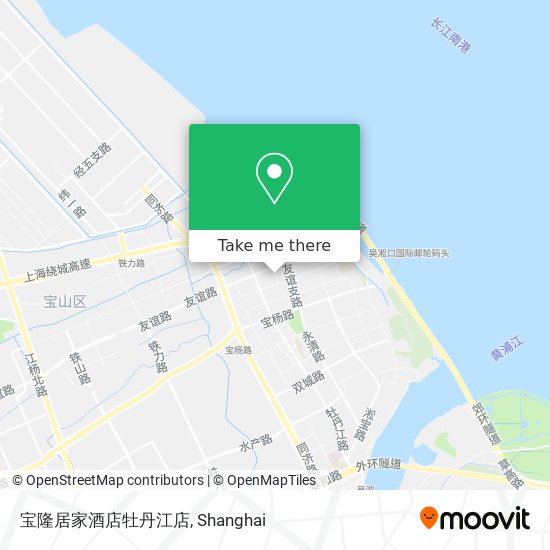 宝隆居家酒店牡丹江店 map