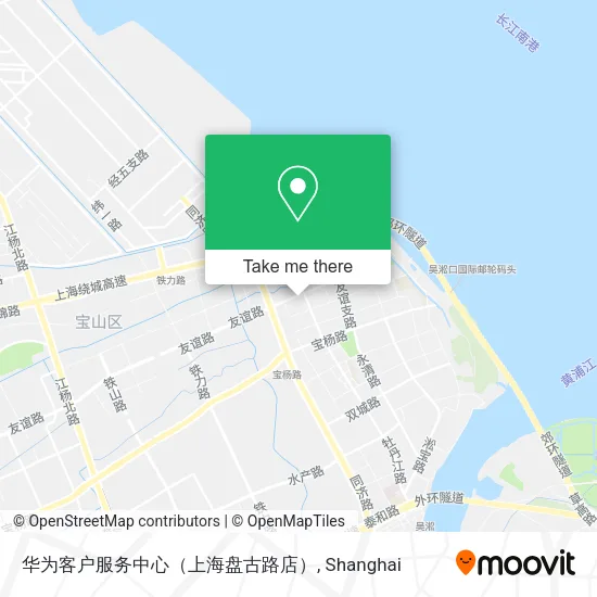 华为客户服务中心（上海盘古路店） map