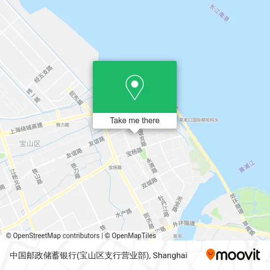 中国邮政储蓄银行(宝山区支行营业部) map