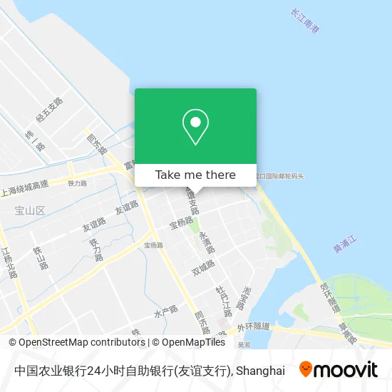 中国农业银行24小时自助银行(友谊支行) map