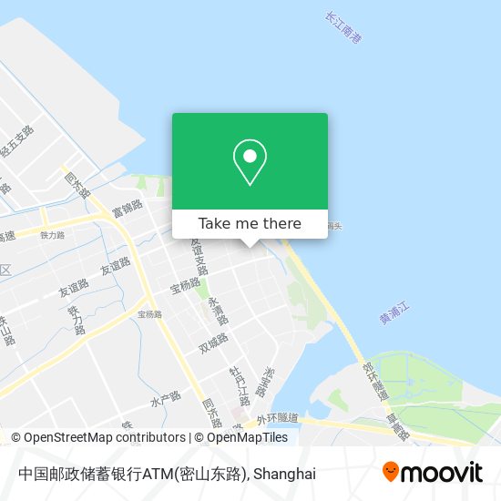 中国邮政储蓄银行ATM(密山东路) map