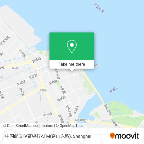 中国邮政储蓄银行ATM(密山东路) map