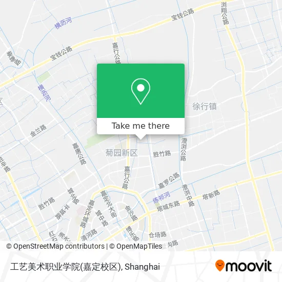工艺美术职业学院(嘉定校区) map