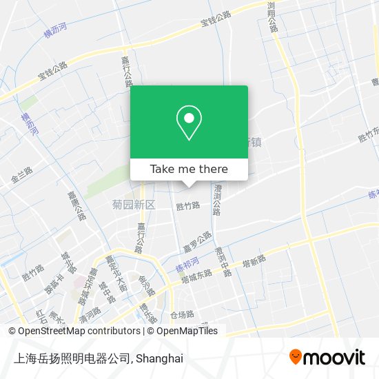 上海岳扬照明电器公司 map