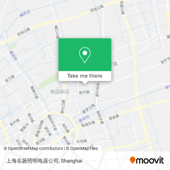 上海岳扬照明电器公司 map