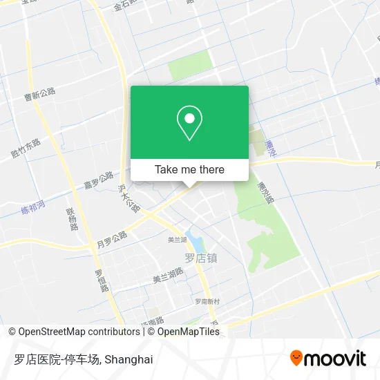 罗店医院-停车场 map