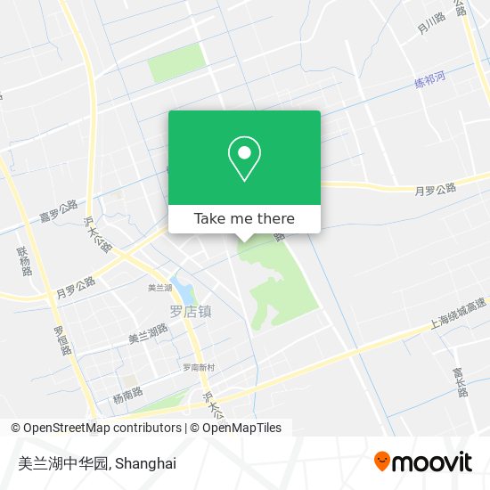 美兰湖中华园 map