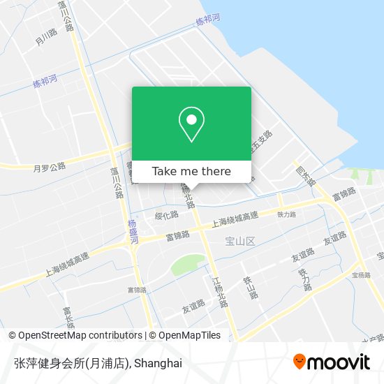 张萍健身会所(月浦店) map