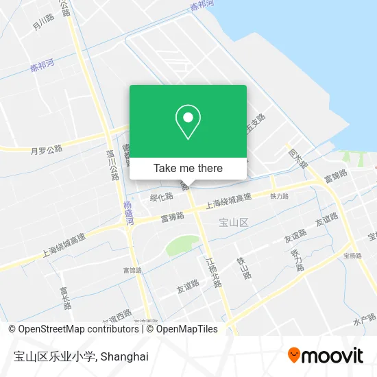 宝山区乐业小学 map