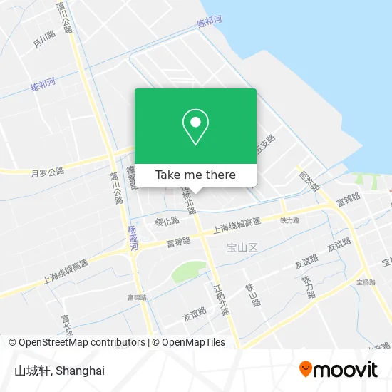山城轩 map