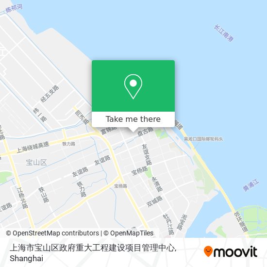 上海市宝山区政府重大工程建设项目管理中心 map