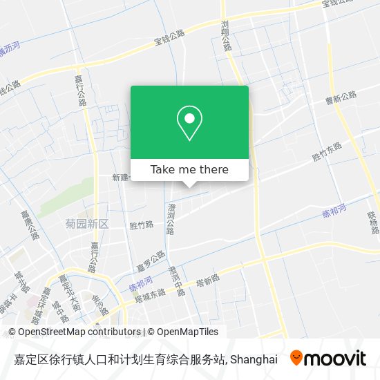 嘉定区徐行镇人口和计划生育综合服务站 map