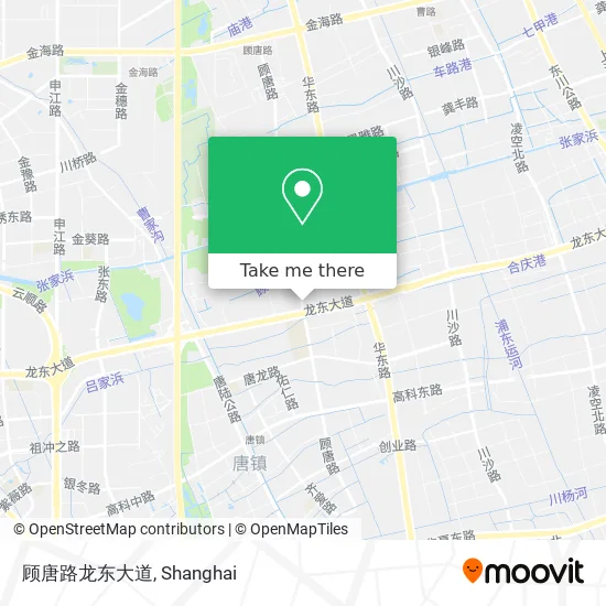 顾唐路龙东大道 map