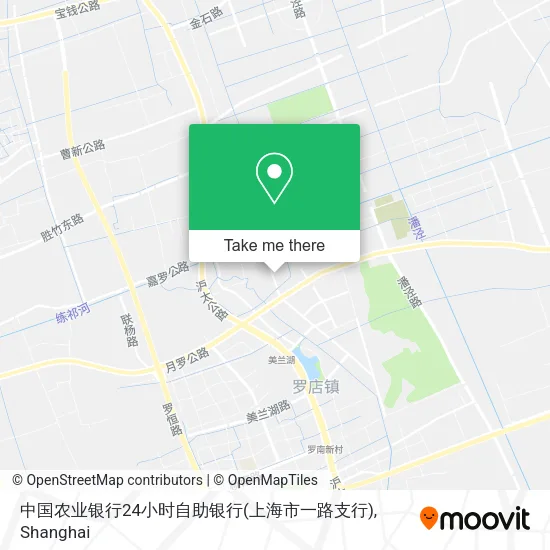 中国农业银行24小时自助银行(上海市一路支行) map
