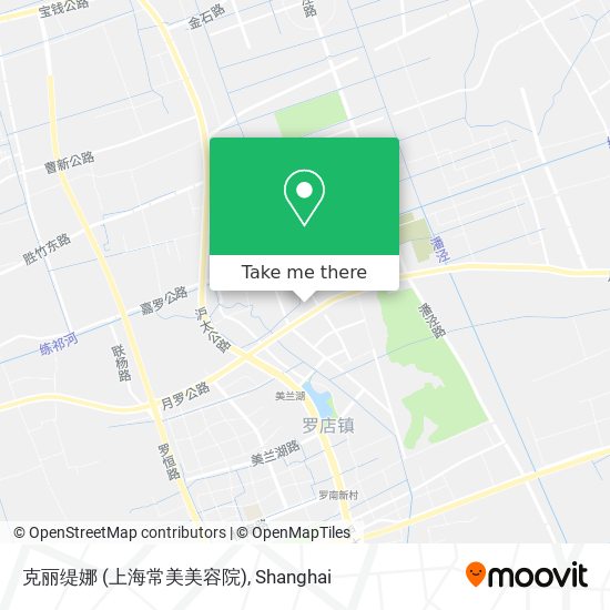 克丽缇娜  (上海常美美容院) map
