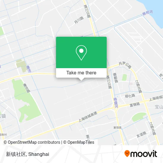 新镇社区 map