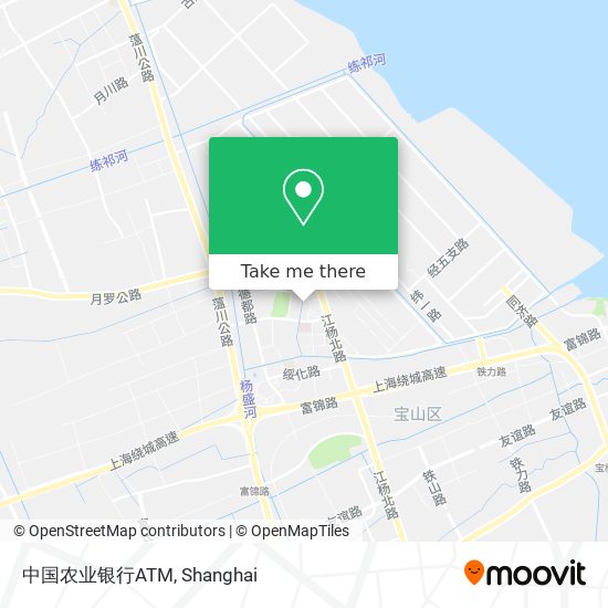 中国农业银行ATM map