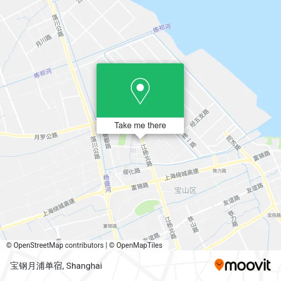 宝钢月浦单宿 map