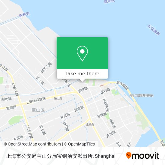 上海市公安局宝山分局宝钢治安派出所 map