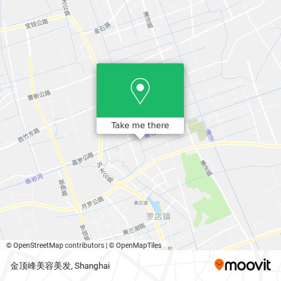 金顶峰美容美发 map