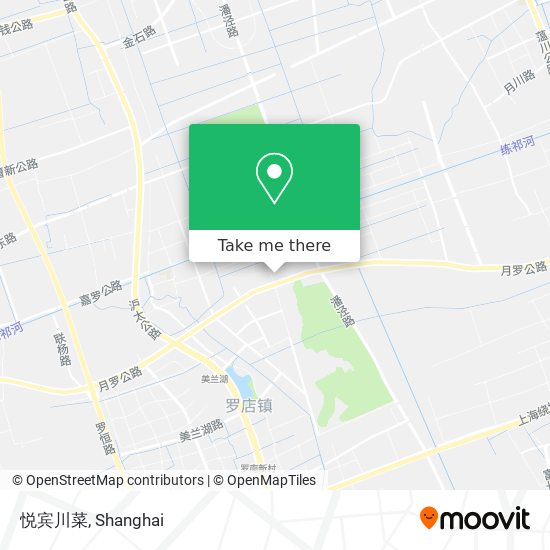 悦宾川菜 map