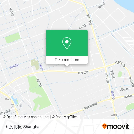 五度北桥 map