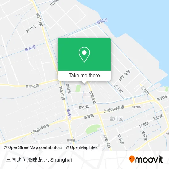 三国烤鱼滋味龙虾 map