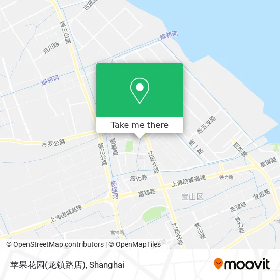 苹果花园(龙镇路店) map