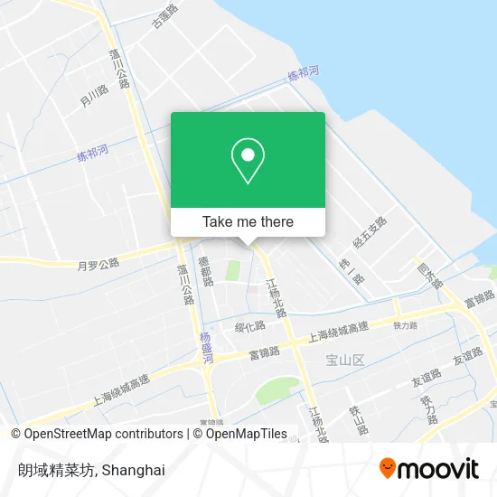 朗域精菜坊 map