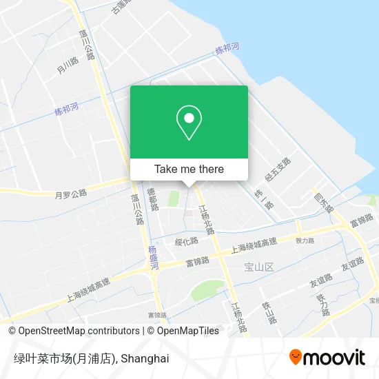 绿叶菜市场(月浦店) map