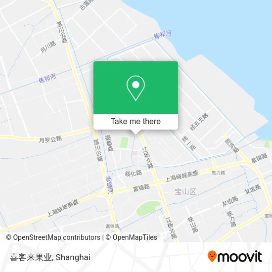 喜客来果业 map