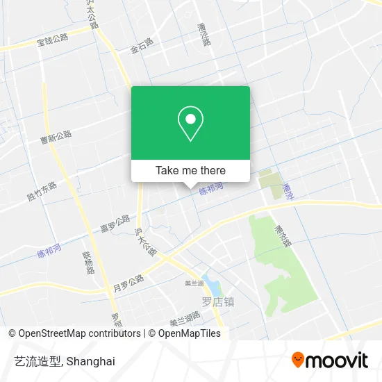 艺流造型 map