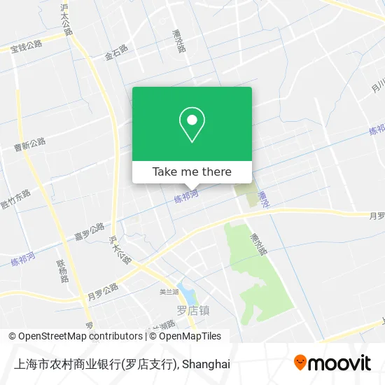 上海市农村商业银行(罗店支行) map