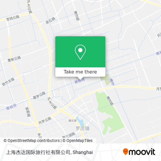 上海杰达国际旅行社有限公司 map